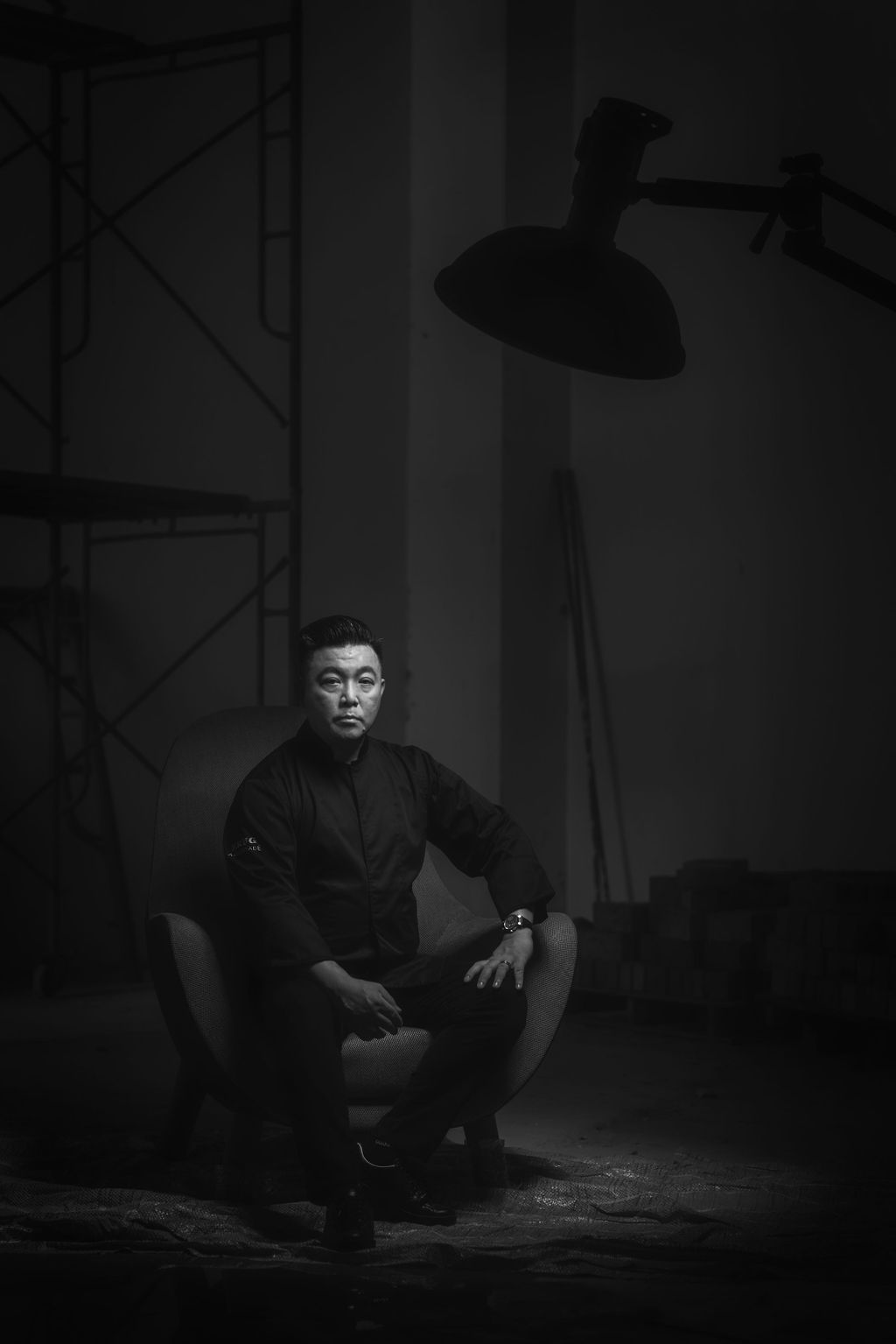 Chef James Won at Shin'Labo — portrait