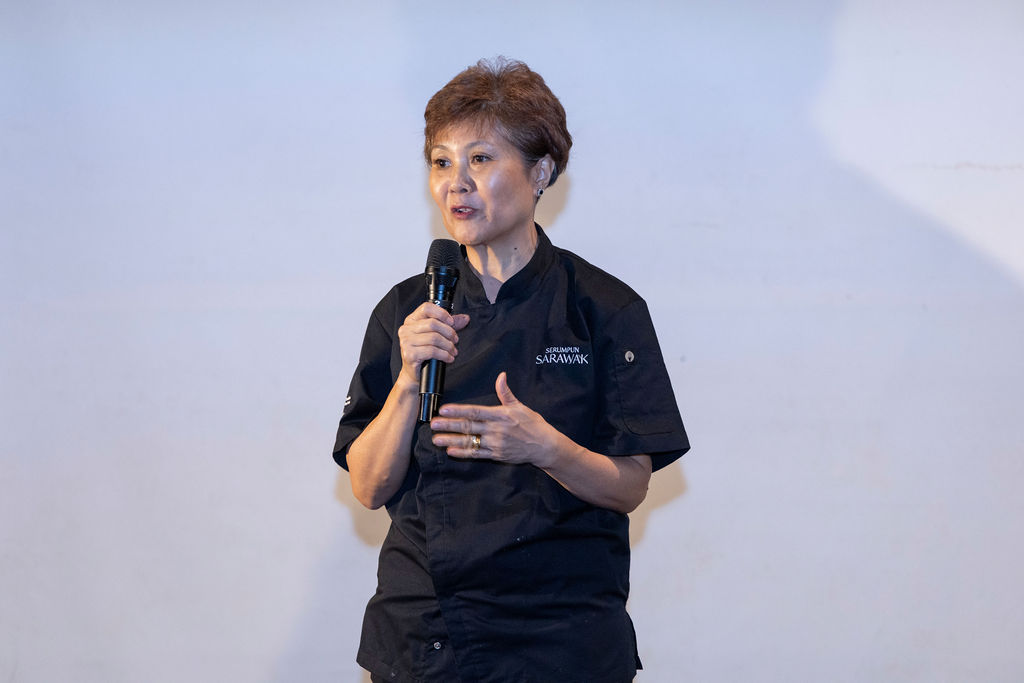 Chef Laura Sim Bara — Iban and Bidayuh chef, CHASS member, co-presented at the official Serumpun Sarawak launch, Serumpun Sarawak mentee