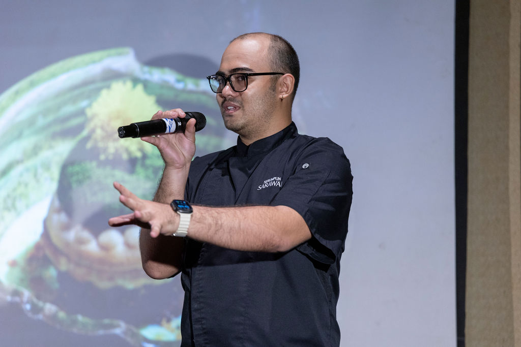 Chef Robbie Richard Balcarek — Bidayuh chef from Bau, Little Fairy Café Kuching, double gold medallist Malaysia Culinary World Cup 2025, Serumpun Sarawak mentee